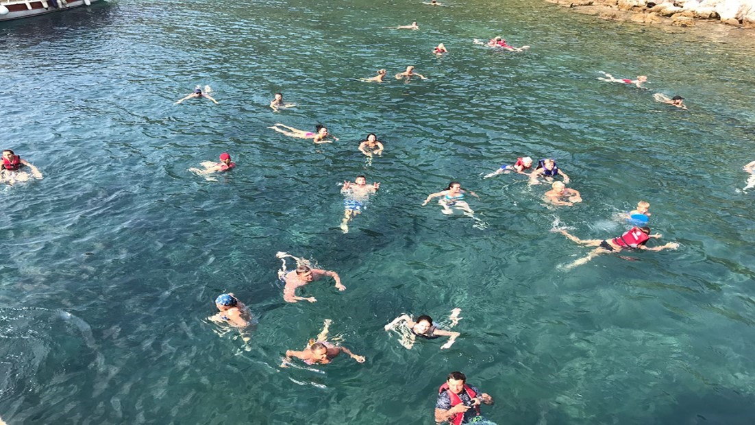 Marmaris Pearl of Smile boat trip with sea and boat view
