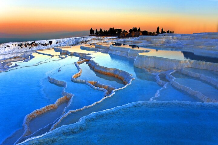 Pamukkale Hierapolis tour from Marmaris with white travertines
